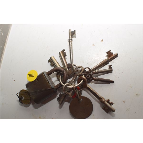 Skeleton Key's & Lock lot