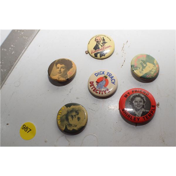 Hollywood Pinbacks (repo)