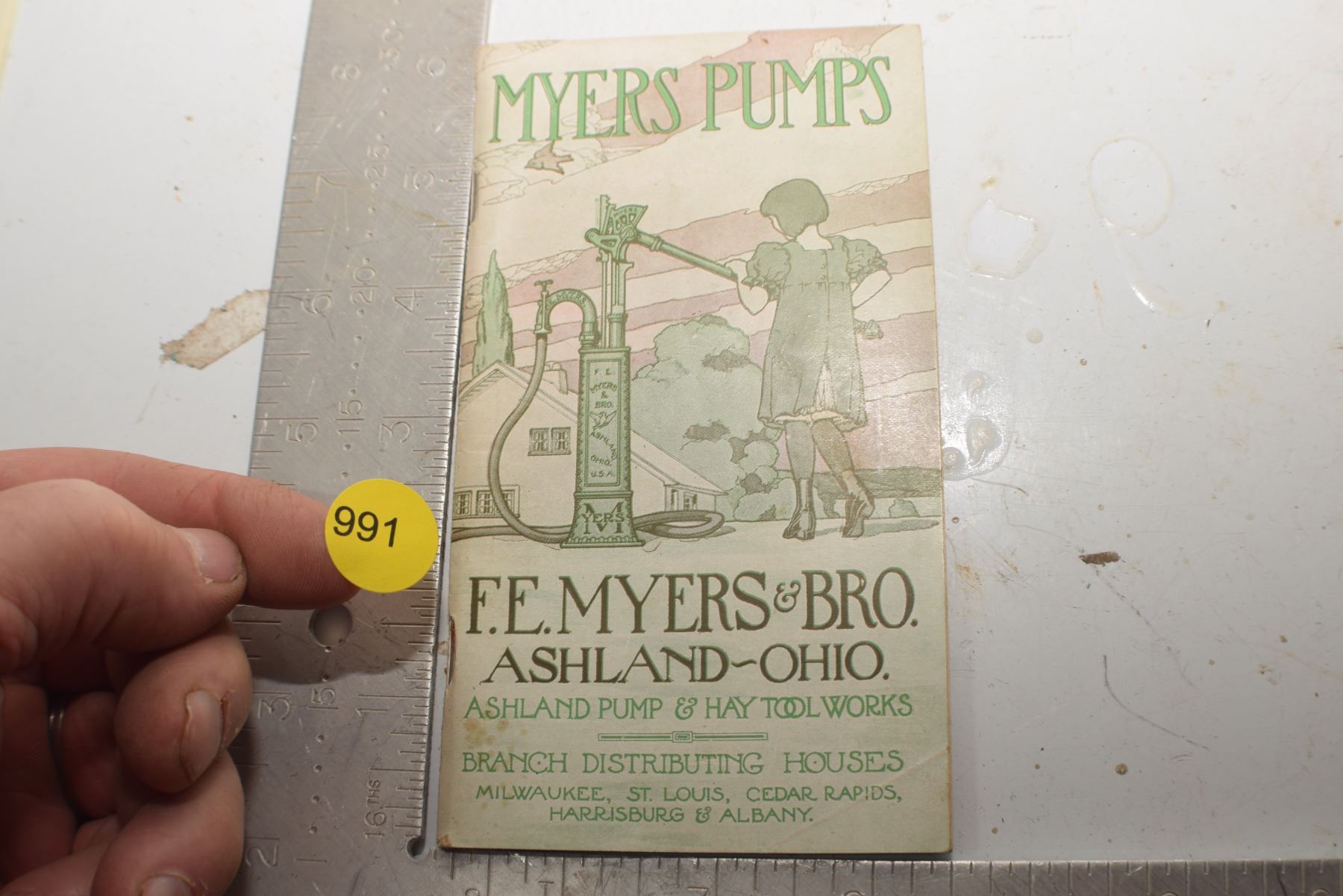 Antique Meyers pumps catalog