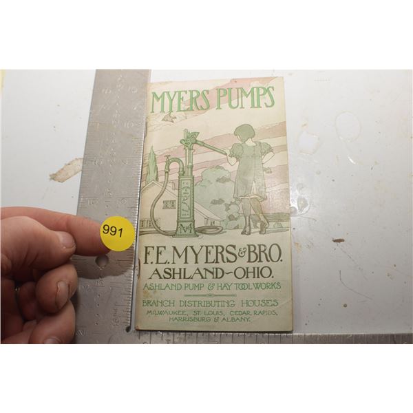 Antique Meyers pumps catalog