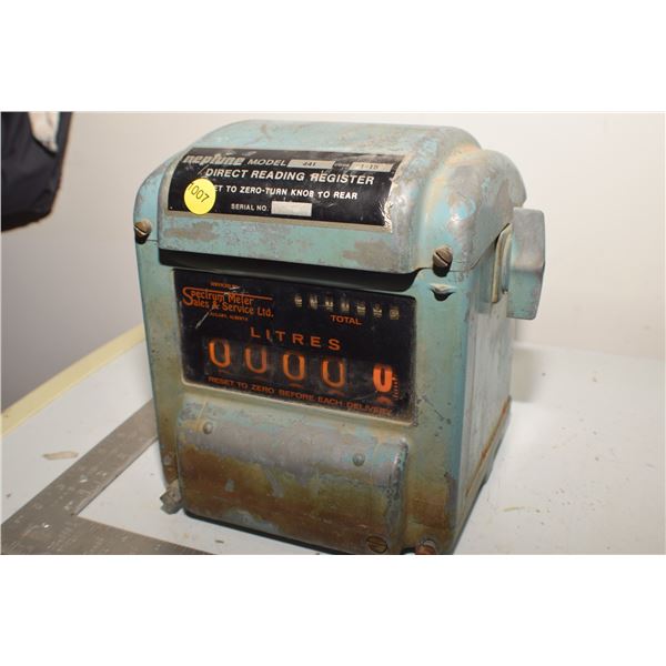 Antique Gas Metering Head