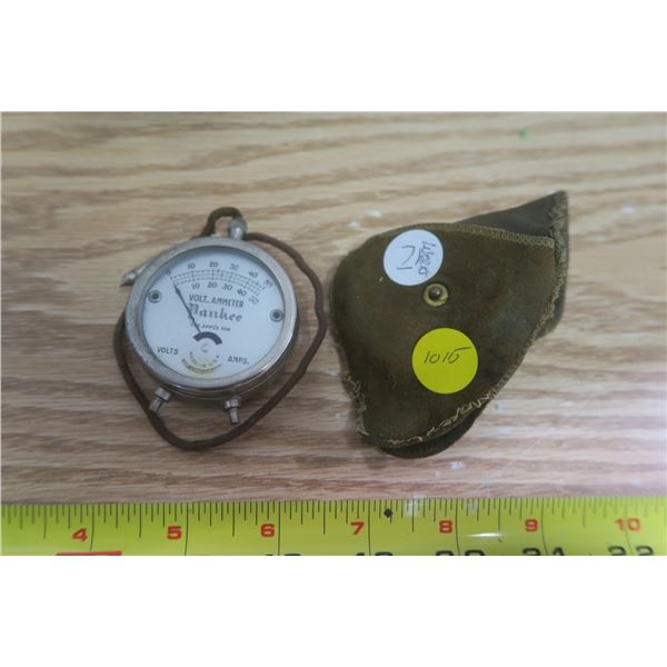 Vintage "Yankee" Voltammeter - In Original Cloth Container