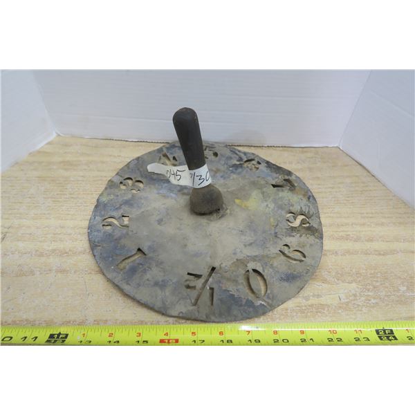 Antique Sundial / Clockface