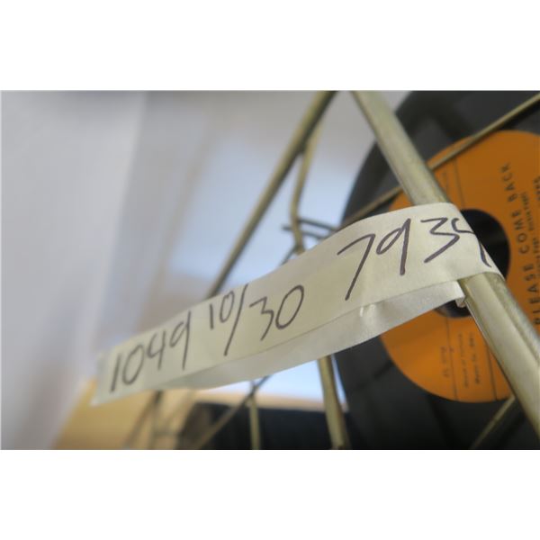 Wire Stand and Large Vinyl Collection