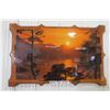 Image 1 : Lake Scene Wall Hanging 34 X 22
