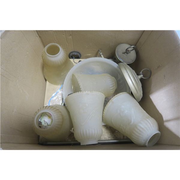 Box of Antique Light Covers
