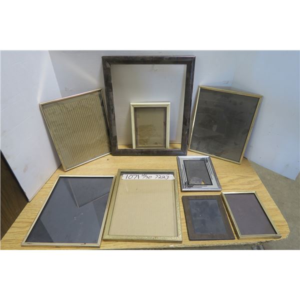 9 Picture Frames (Some May Require Repairs)