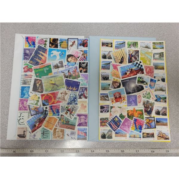 2 beautiful hand made birthday cards decorated in stamps. One million dollars inside! Imagine gettin