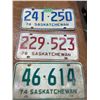Image 2 : 5 Saskatchewan plates 1971, 1972, 1974, 1975, 1976