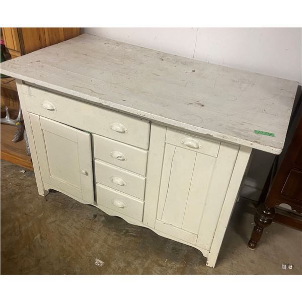 Primitive Kitchen - Cupboard - Would Make a Nice Island 46 x 26 x 30