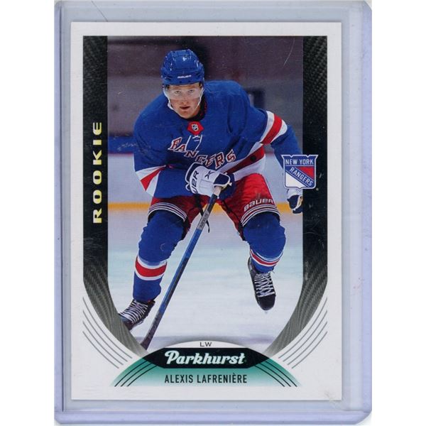 Alexis Lafreniere rookie  2019-2020 Parkhurst Card # 287 Upper Deck