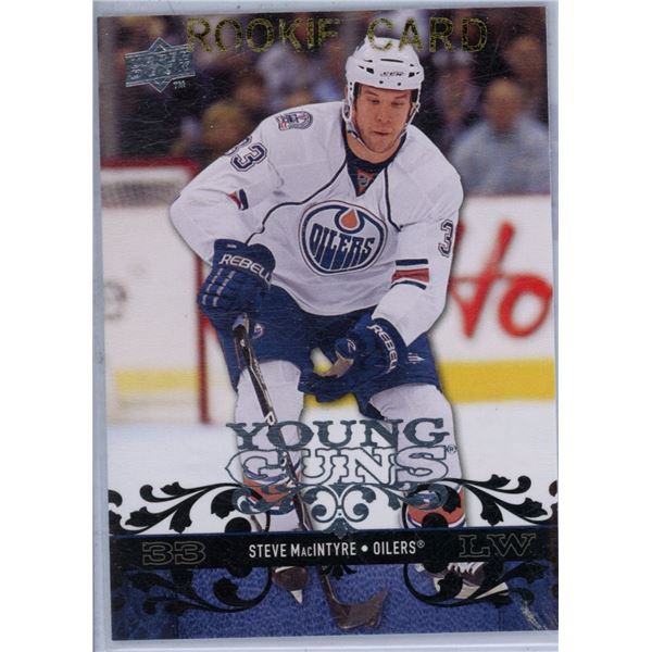 Rookie 2008-09 Upper Deck  #468 - Young Guns - Steve MacIntyre