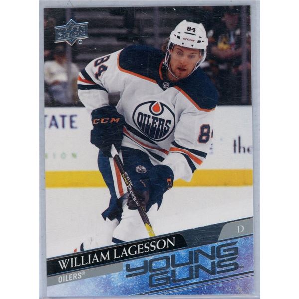 Rookie 2020-21 Upper Deck - #479 - Young Guns - William Lagesson