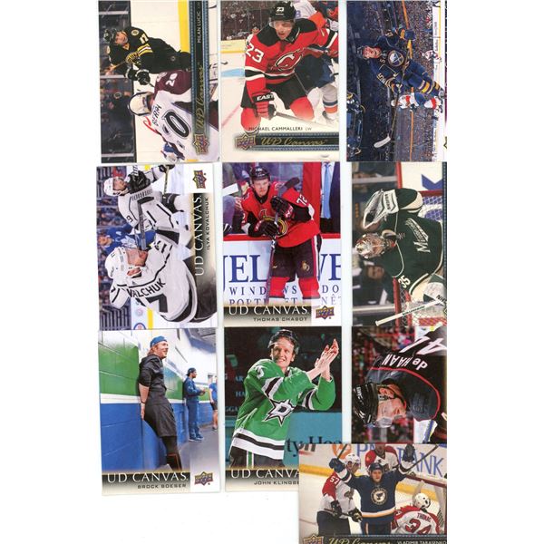(10 ) UD Canvas card lot  Upper Deck