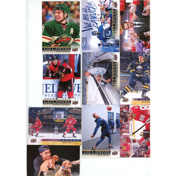 10pcs UD Canvas card lot Upper Deck 2018