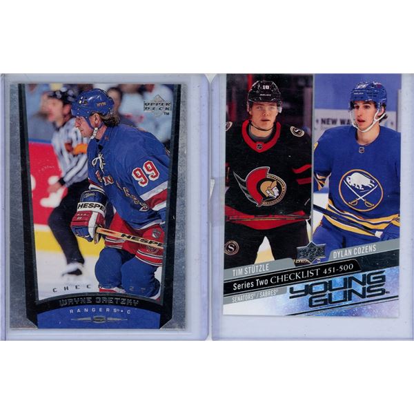 2020-2021 Upper Deck  Checklist NHL + Wayne Gretzky Rangers Checklist 207
