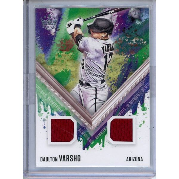 Rookie Jersey memorablia baseball card Daulton Varsho 2021 Panini - Diamond Kings Baseball #DKM-DV