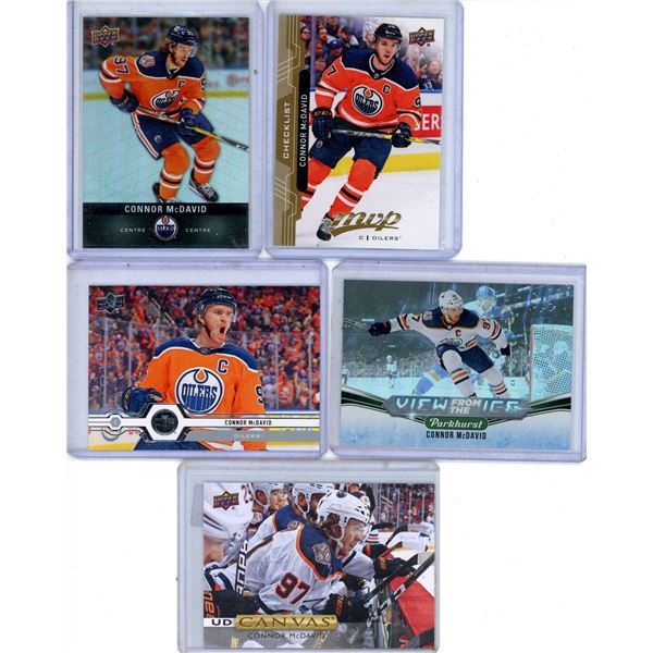 (5) Connor McDavid Lot 2019 Upper Deck Series Hockey