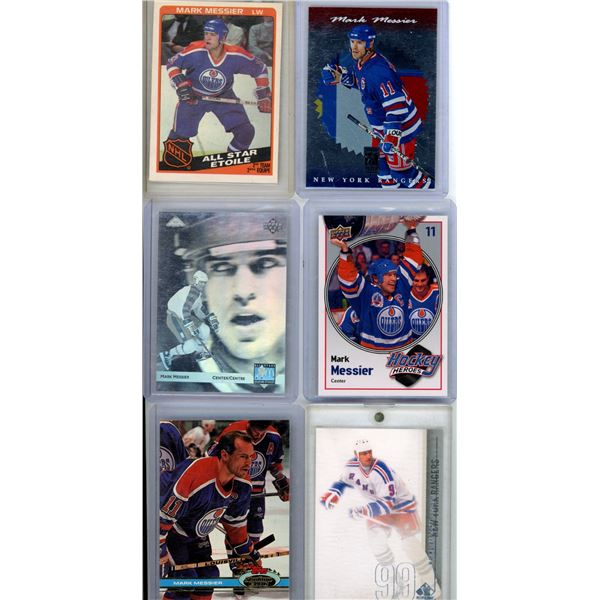 Mark Messier / Wayne Gretzky hockey card lot includes hologram