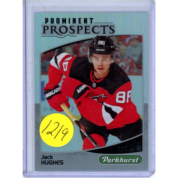 Jack Hughes rookie card 2019-20 Upper Deck Parkhurst - Prominent Prospects #PP-1 -