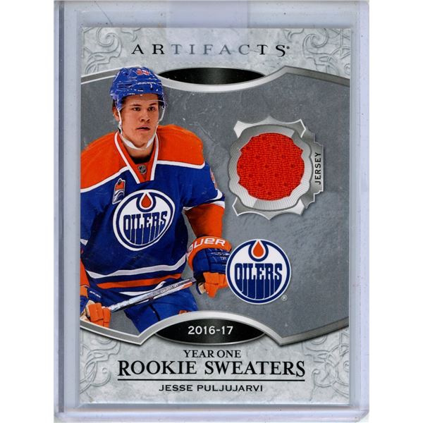 Jesse Puljujarvi 2018-19 Artifacts - Rookie Sweaters #RS-JP