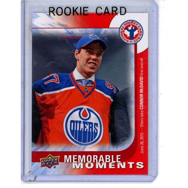 Connor Mcdavid 2016 hockey card upper deck #16