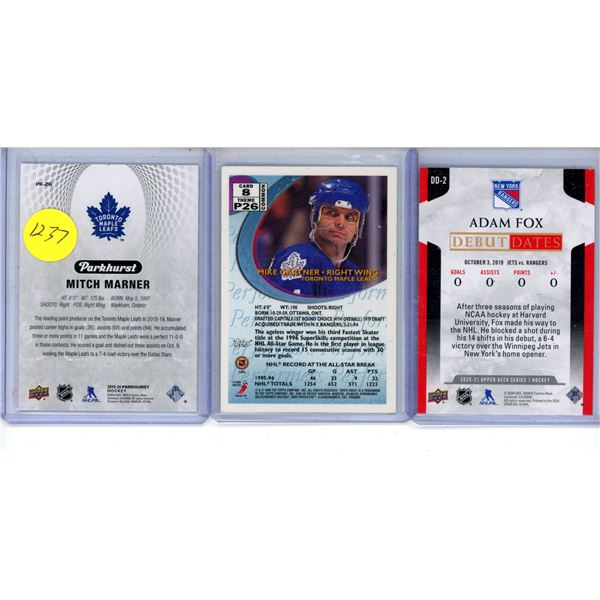 Mitch Marner Mike Gartner Topps Finest hockey card lot