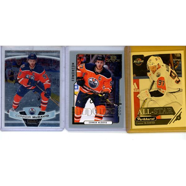 Connor McDavid hockey Card lot