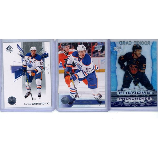 Connor McDavid hockey Card lot