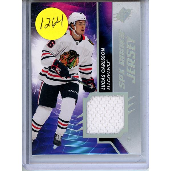 Lucas Carlsson rookie card 2020-21 SPx - Rookie Jersey #RJ-LC