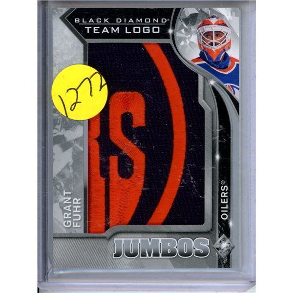 Grant Fuhr 2020-21 Black Diamond - Team Logo -Jumbo