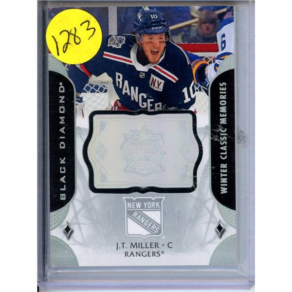 J.T. Miller 2020-21 Upper Deck Black Diamond - Winter Classic Memories #WC-JM