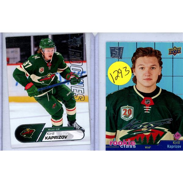 Kirill Kaprisov hockey card lot