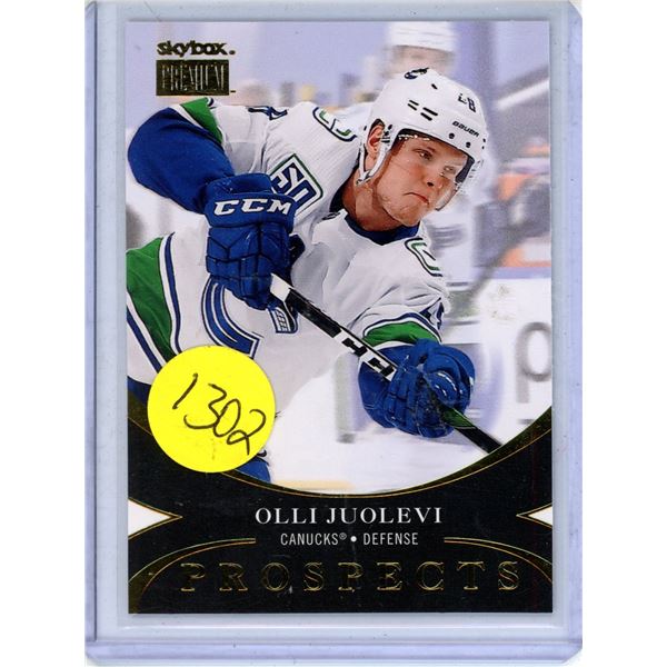 Olli Juolevi rookie card 2020-21 Skybox Metal Universe - Premium Prospects #PP-15