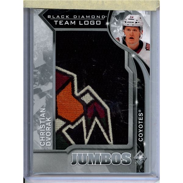 Christian Dvorak 2020-21 Upper Deck Black Diamond - Team Logo Jumbo #TLCO-CD