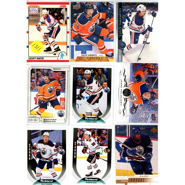 Hockey Card lot Oilers mostly