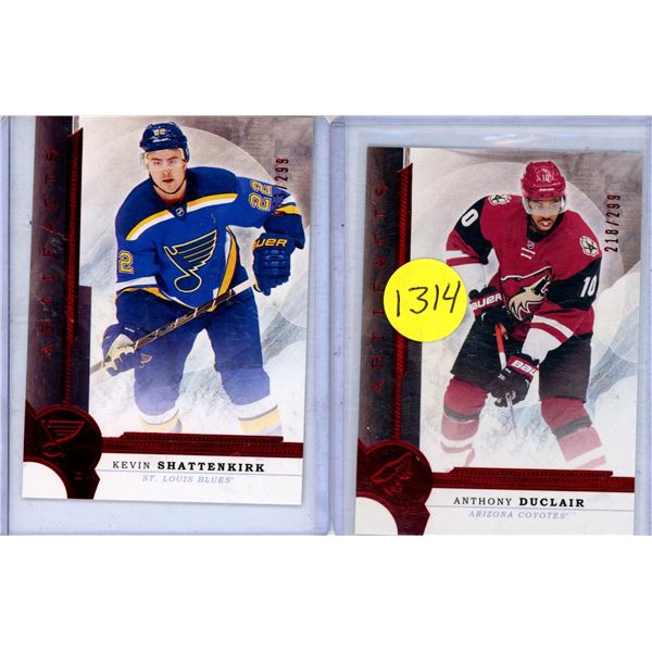 Hockey Card lot both serial numbered