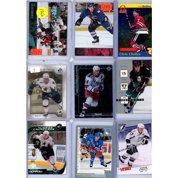Hockey car lot Fleury, Niedermeyer,, Messier, Selan2e plus