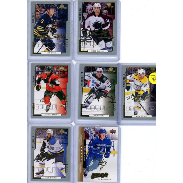 Hockey card lot Hughes, Benn plus