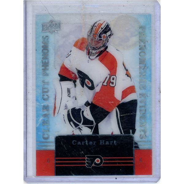 Carter Hart 2019-20 Upper Deck Tim Hortons Collector's Series - Clear Cut Phenoms #CC-2