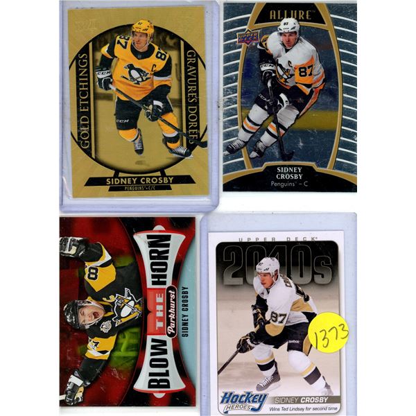 Hockey card lot all Sidney Crosby with Gold Etchings plus