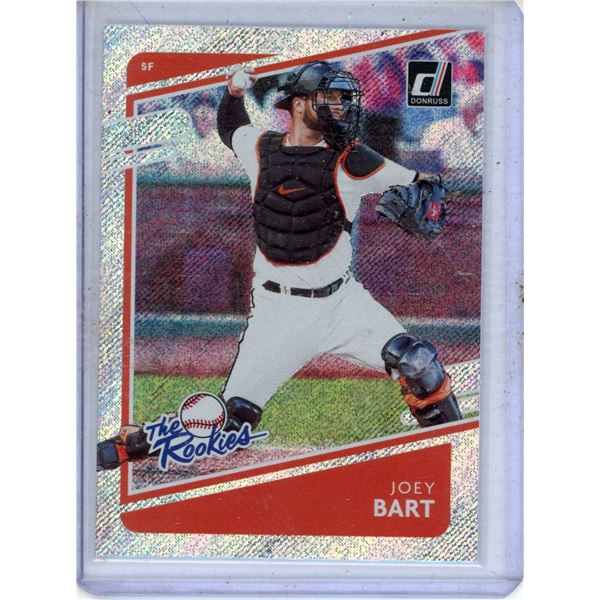 Joey Bart rookie card 2021 Panini Donruss - The Rookies - Rapture #TR1