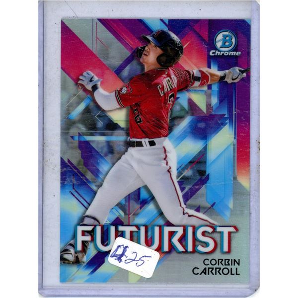 Corbin Carroll rookie card 2021 Bowman - Futurist #FUT-CC