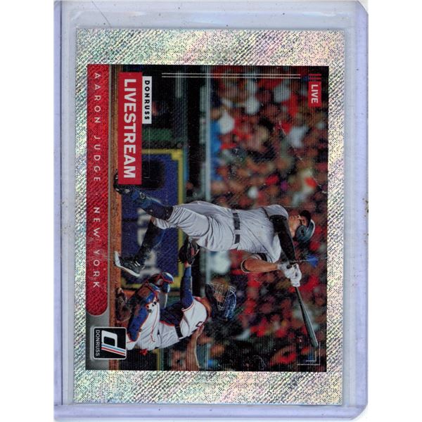 Aaron Judge 2021 Panini Donruss - Livestream - Rapture #LS3