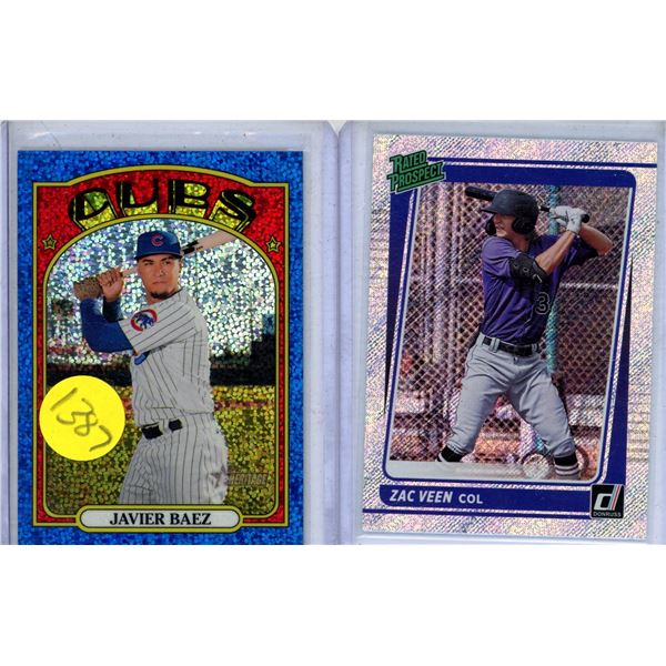 baseball card parallels inc rookie