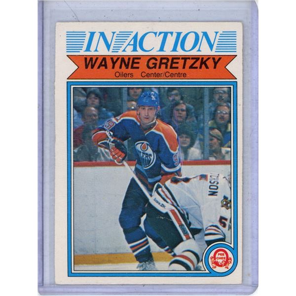 1982-83 O-Pee-Chee  hockey card #107 - Wayne Gretzky