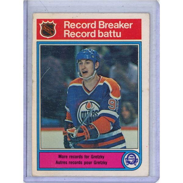 1982-83 O-Pee-Chee hockey card #1 - Wayne Gretzky