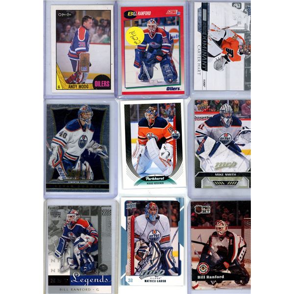 9 goalie lot hockey cards modern upper deck OPC