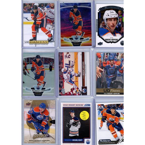 9 Oiler  lot hockey cards modern upper deck