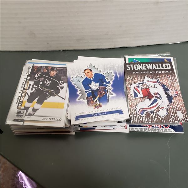 100 plus hockey card lot modern cards
